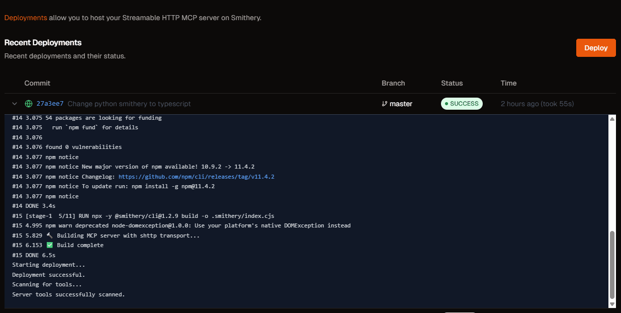 smithery-deploy-success