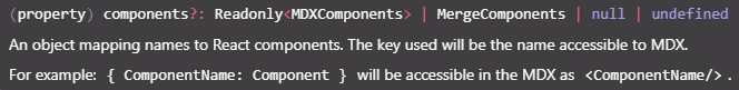 components